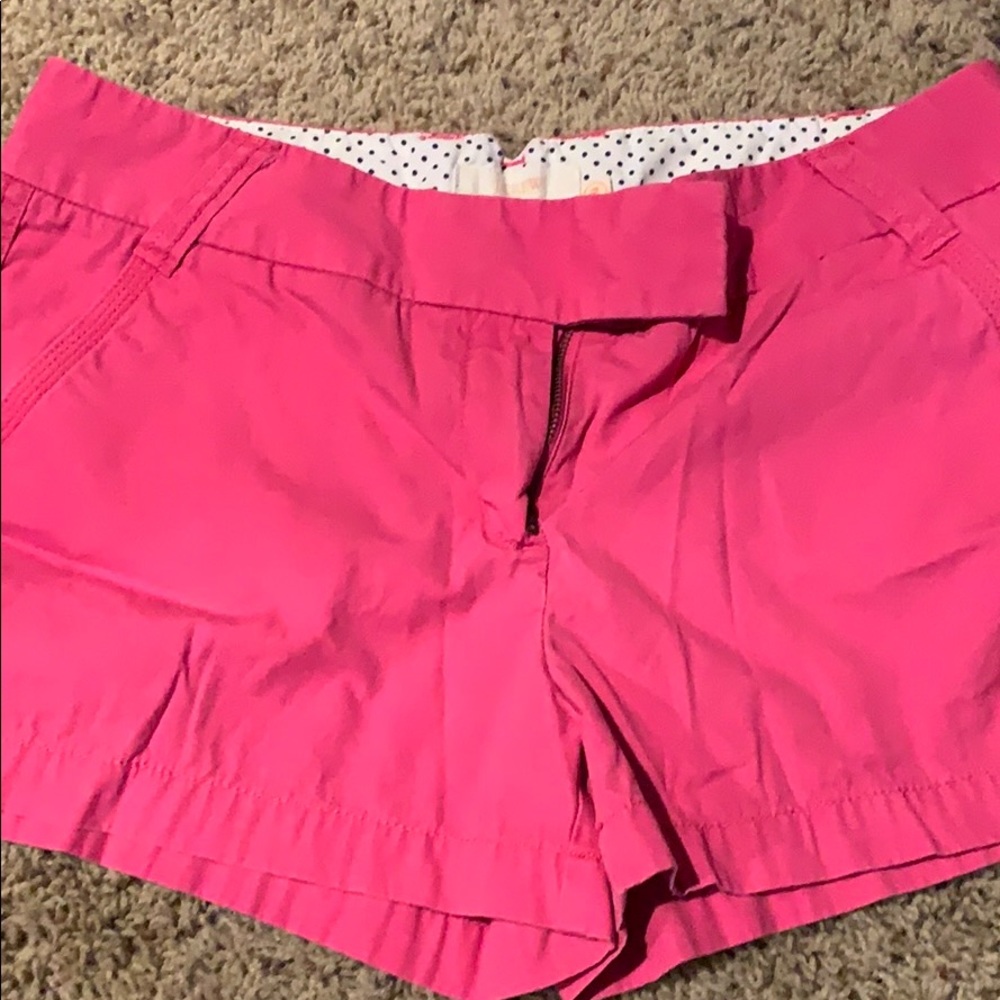 Pink jcrew city fit shorts size 10